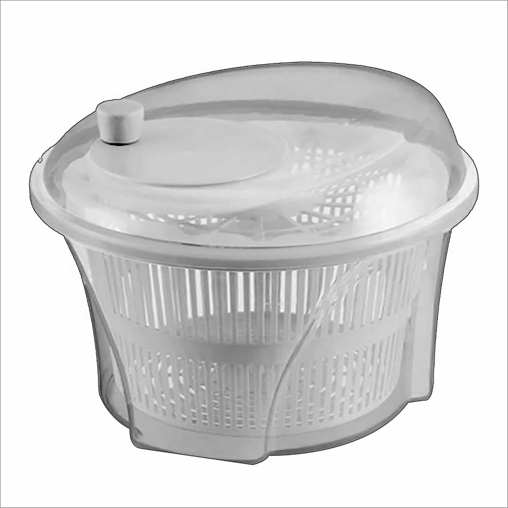 Centrífuga Rotativa 4,5L Multifuncional Lava Seca Salada Branca Arthi