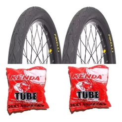 PAR PNEUS PIRELLI TORNADO BETA 26X2.125 FLAME + 2 CÂMARAS