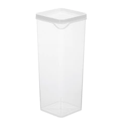 Pote Organizador Quadrado Modular Extra Grande 2,4L para Mantimentos e Alimentos Cozinha Organizada