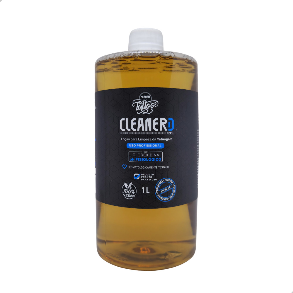 Loção De Limpeza Para Tatuagem Cleaner D Refil 1L M.Boah
