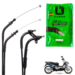 Cabo Acelerador Yamaha Neo 115 2010 2011 2012 2013 (Duplo A/B) Moto