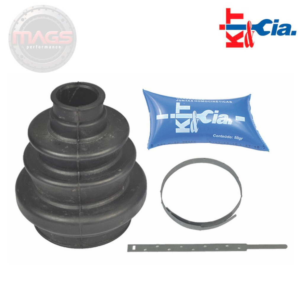 Kit Coifa Homocinética Lado Roda Omega 2.0 / 2.2 Kit e Cia ORIGINAL