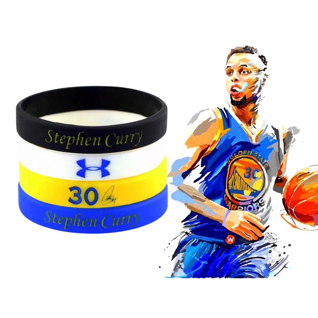 Pulseira Oficial Stephen Curry Golden State Warriors Basquete