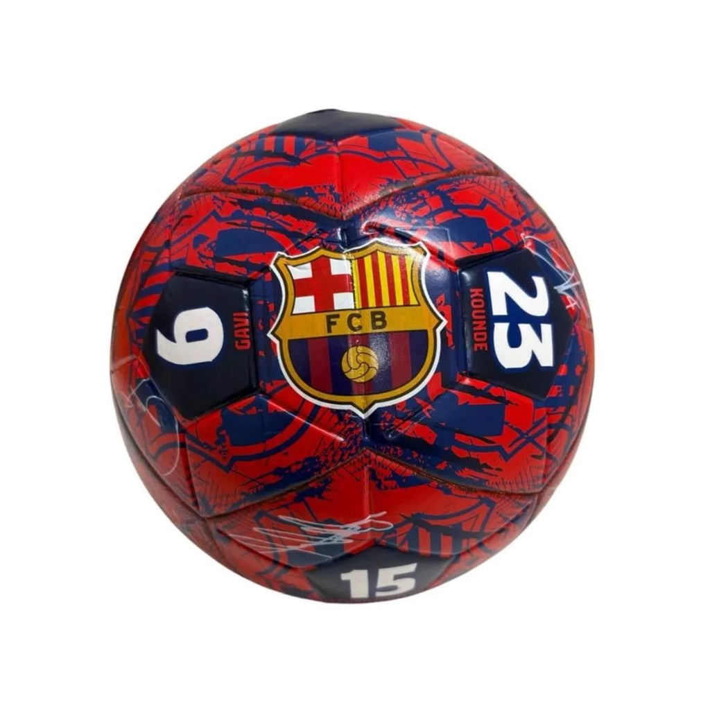 Bola de Futebol Barcelona Assinaturas Oficial Nº5 PVC/PU Campo - Futebol e Magia 1881