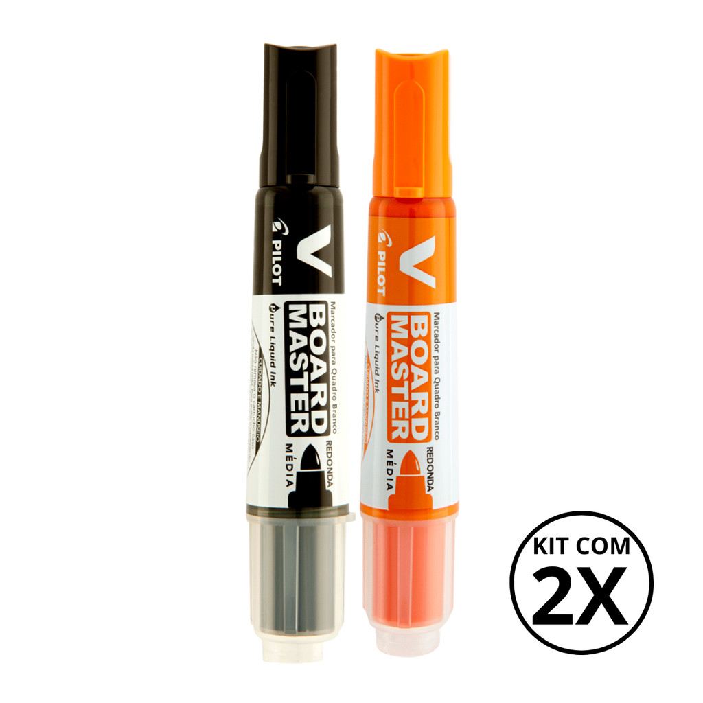 Kit com 2 Marcadores Para Quadro Branco V Board Master - PILOT em Oferta na Shopee