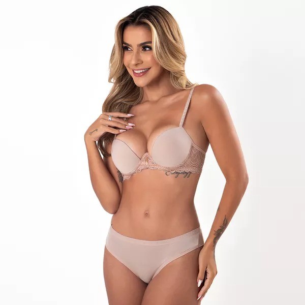 Conjunto Lingerie Push UP Duzani - 29560