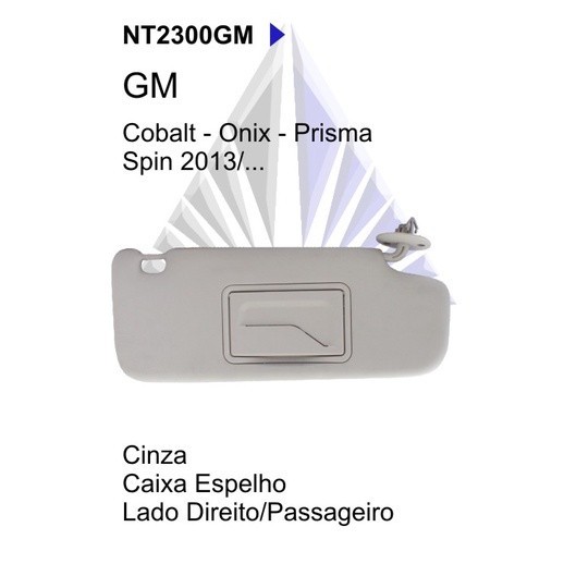 Quebra Sol Cobalt Onix Prisma Spin Lado Direito 2300*