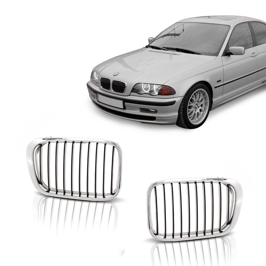 Grade Bmw Serie 3 98 99 2000 2001 Cromado