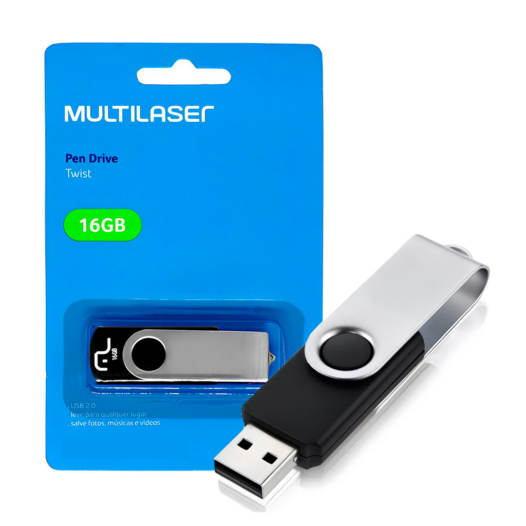 PEN DRIVE 16GB MULTILASER