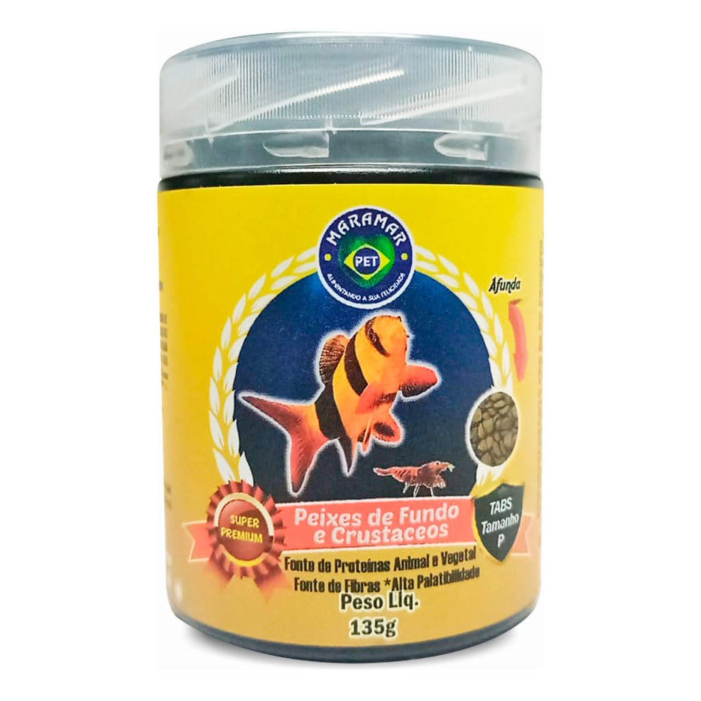 Ração Maramar Peixes de Fundo e Crustáceos 454g pellet P