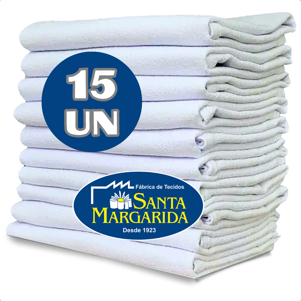 Kit 15 Panos Prato Grande Liso Santa Margarida Atacado SM08 em Oferta na Shopee