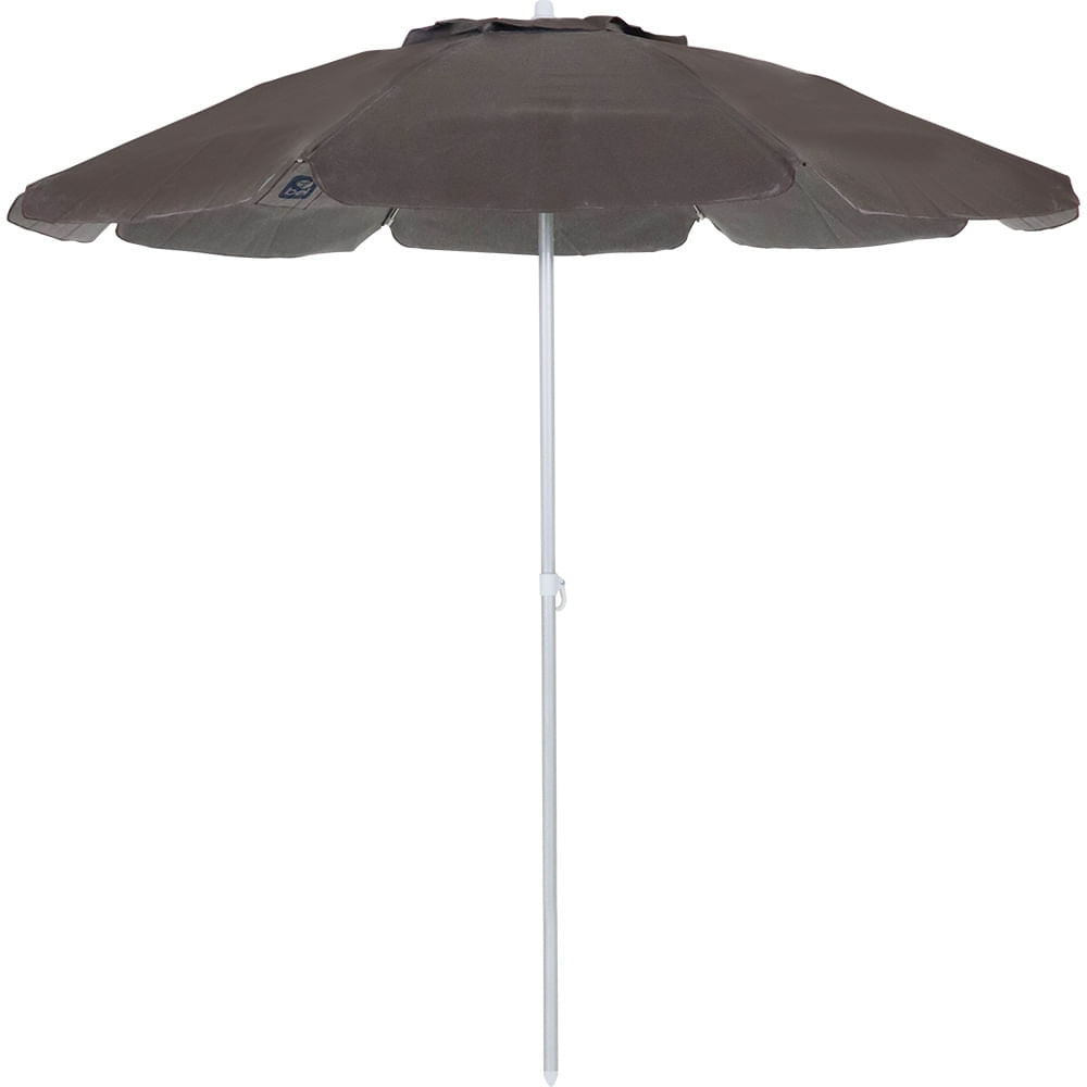 Guarda-Sol em Bagum e Haste de Alumínio 1,60m Marrom Bel em Oferta na Shopee
