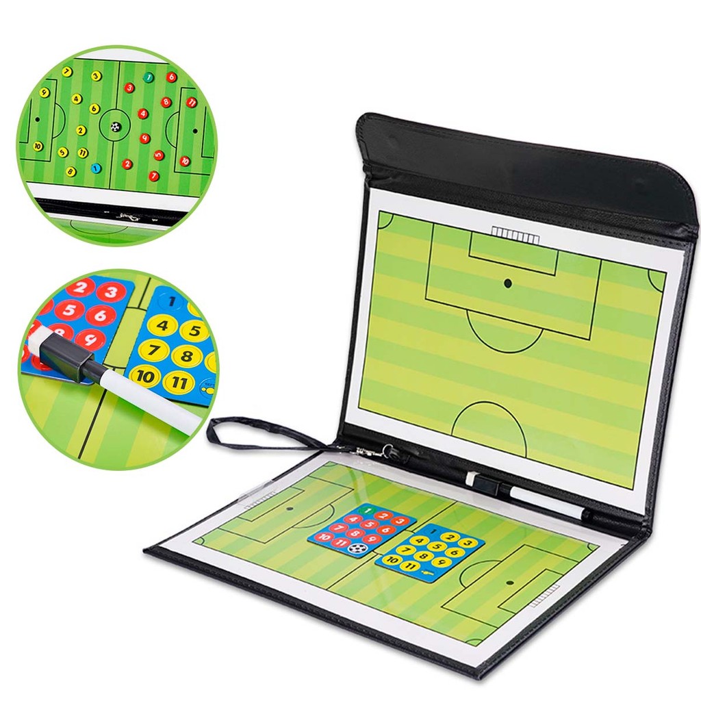 Quadro Prancheta Tático Magnético Premium Futebol Campo + Nf
