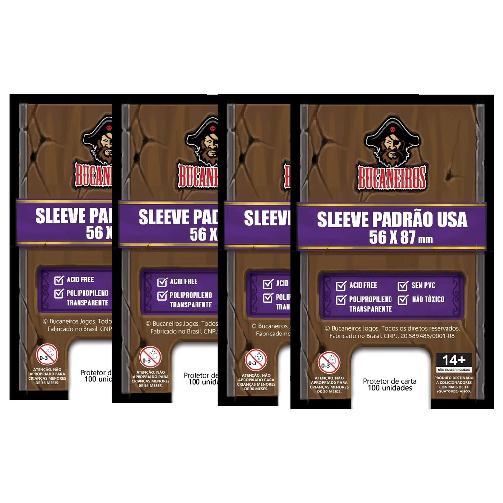 Sleeves Padrão USA Uno 400 Protetores Transparente 56X87 Mm em Oferta na Shopee