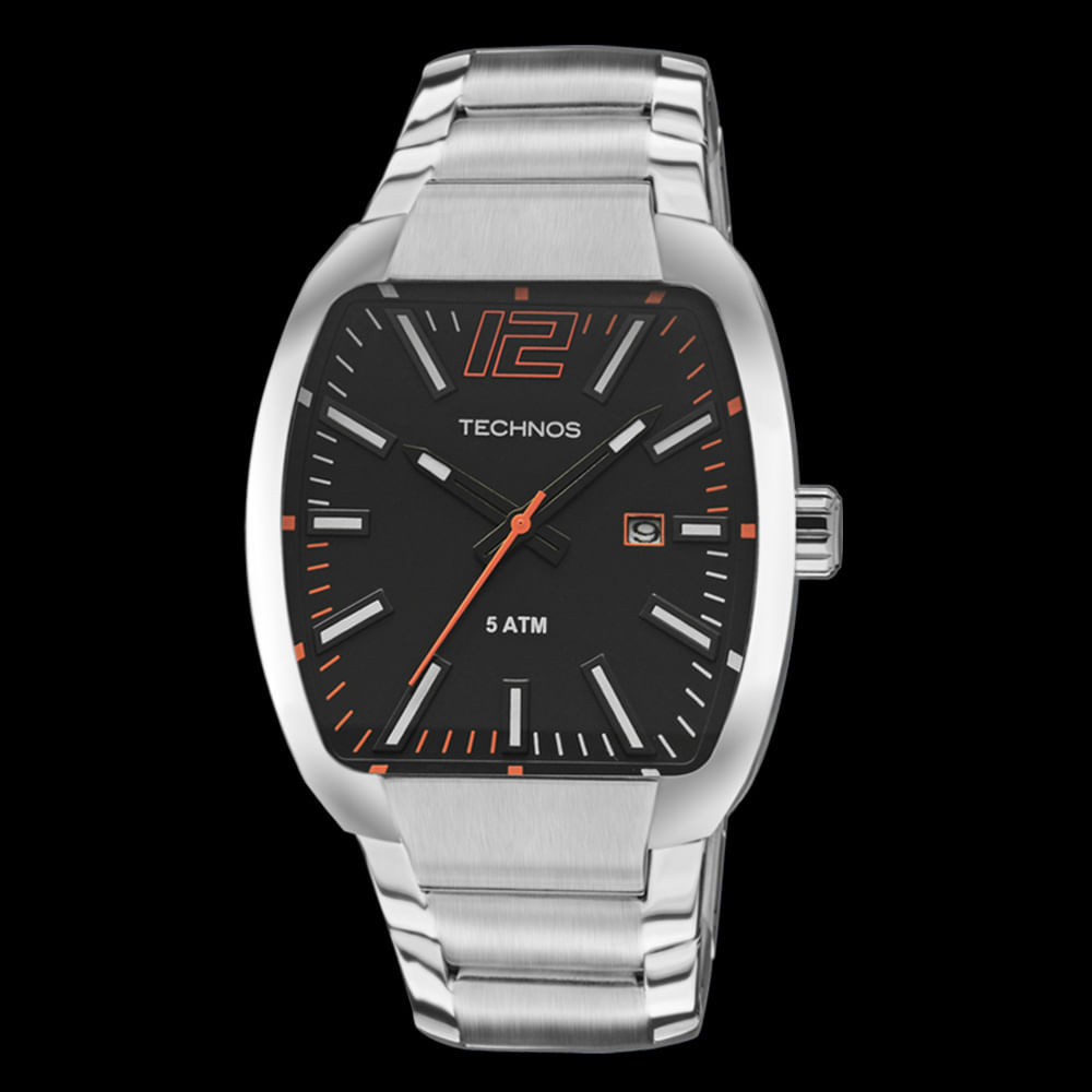 Relógio Technos Masculino Racer Prata 2115KLH/1P