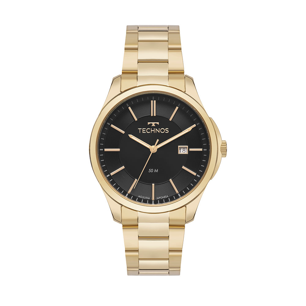 Relógio Technos Masculino Steel Dourado - 2115TWR/1D em Oferta na Shopee