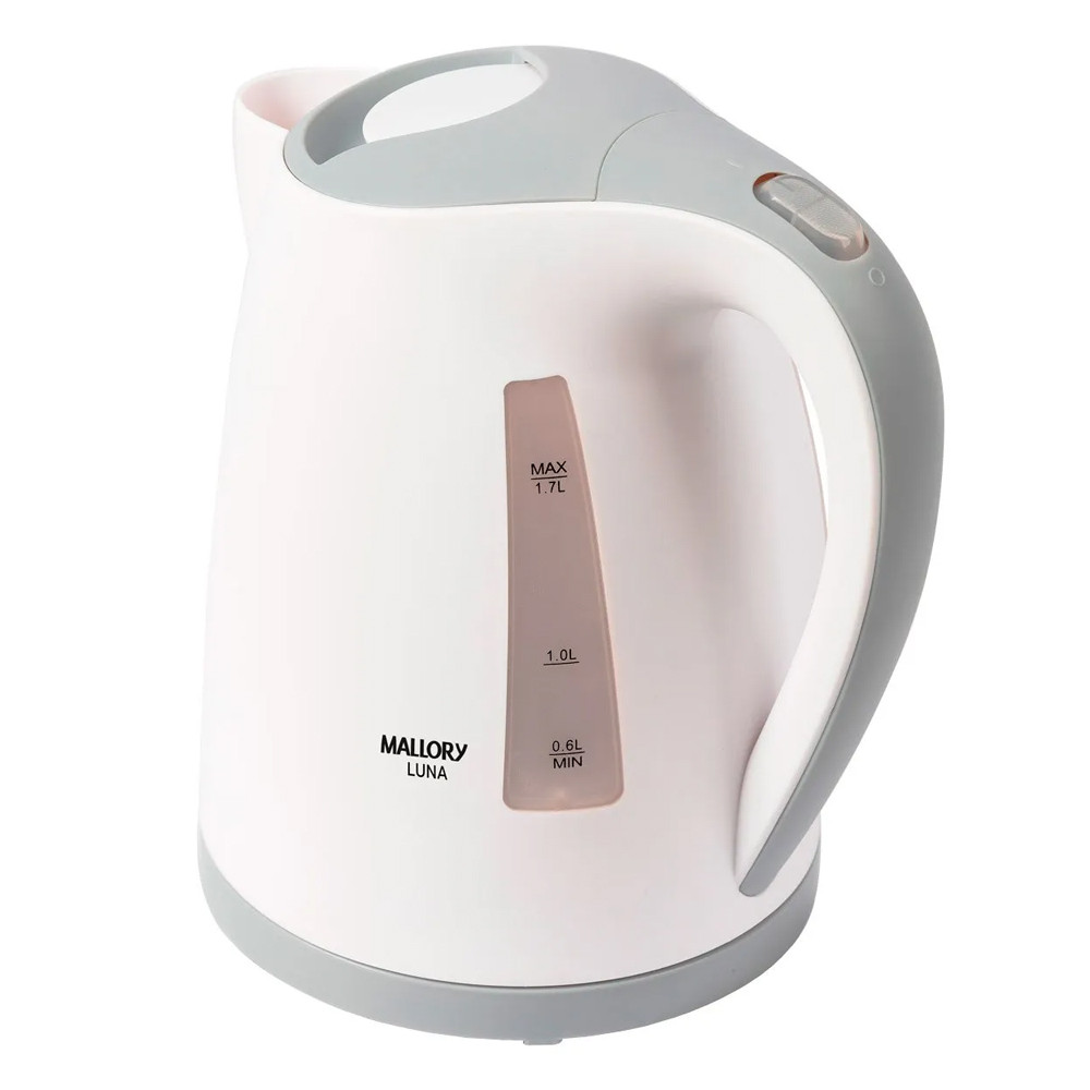 Chaleira Elétrica Mallory Luna 1200W 1,7 Litros Desligamento Automático 127V