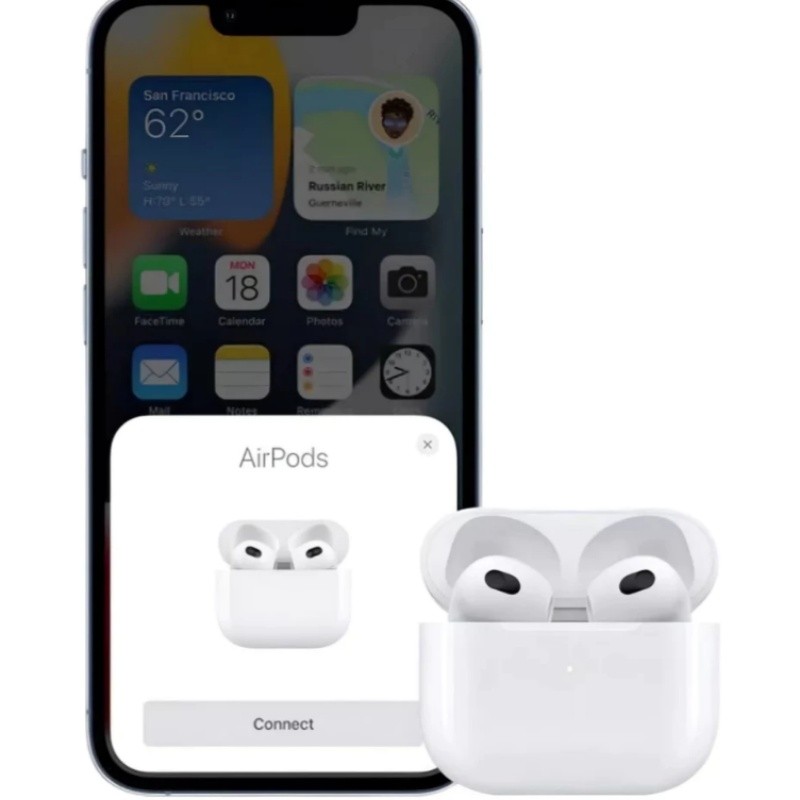 2025 AirPods 3/Pro 2 TWS – Fones Bluetooth 5.0, Total Compatibilidade