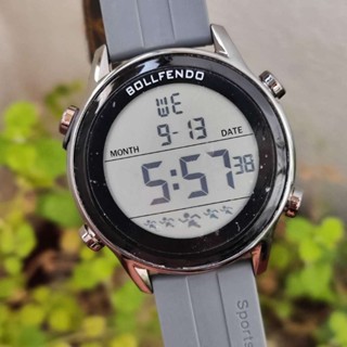 Relógio eletrônico masculino fina relógio digital moldura à prova d'água luz noturna em Oferta na Shopee