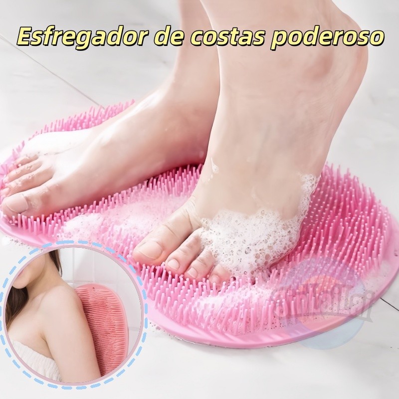 Chuveiro Para Os Pés Escova Massageadora As Costas Limpeza Do Banheiro Banheira Antiderrapante-envio imediato