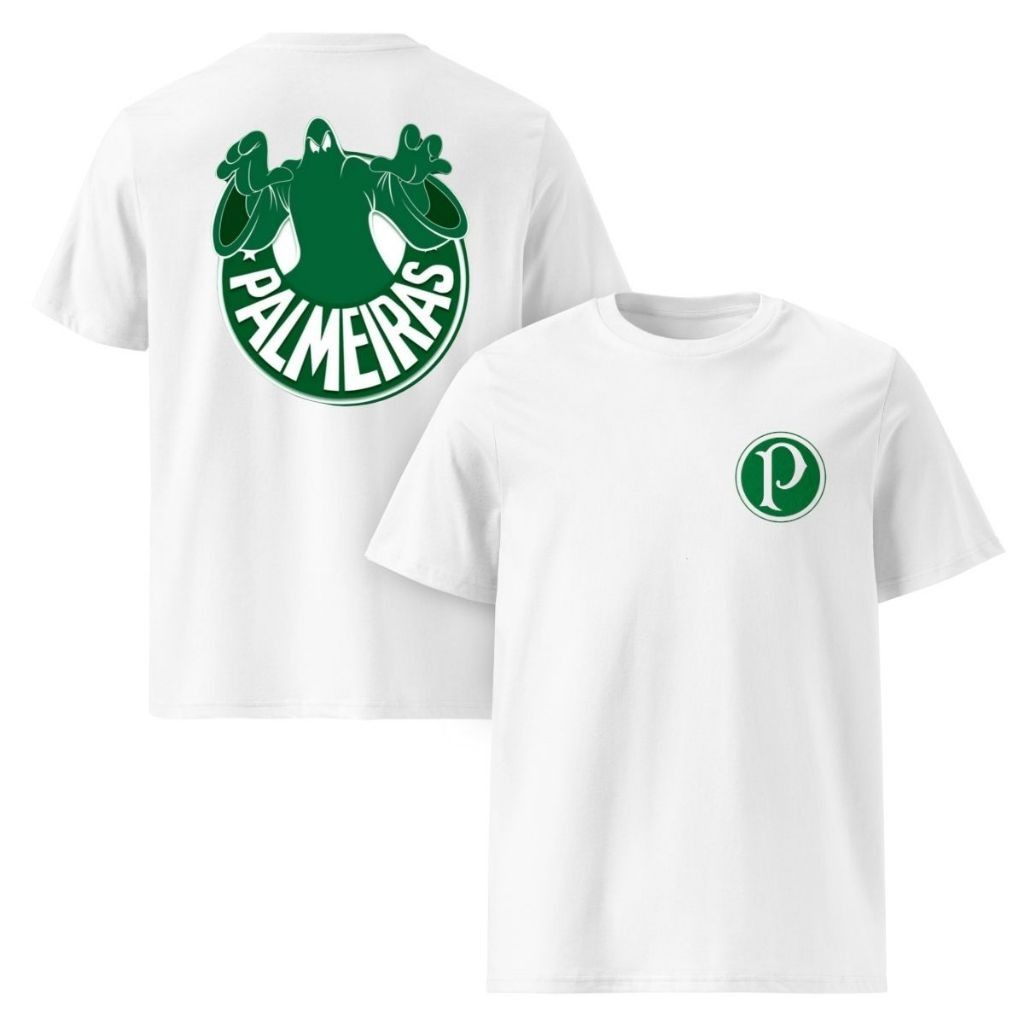 Camiseta Camisa Verdão Palmeiras Mancha Verde Blusa 100% Algodão Adulto Unissex