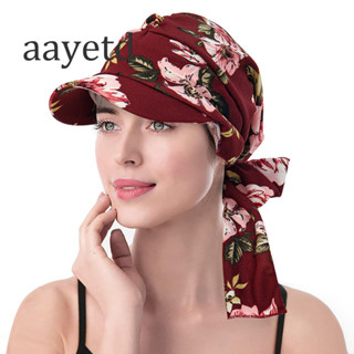 Aayetd Boné De Beisebol Com Estampa De Leopardo , Aba Larga , Turbante , Floral , Lenço Elástico , Quimioterapia , Hijab em Oferta na Shopee