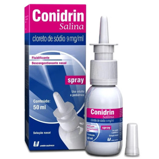 Conidrin Salina Spray Solução Nasal 0,9% 50mL em Oferta na Shopee