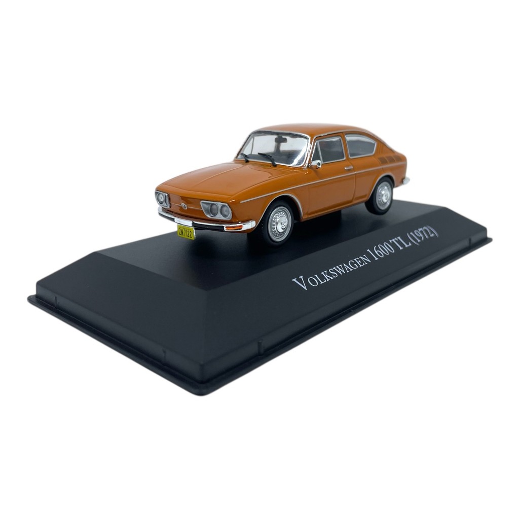Carros Clássicos do Brasil: Volkswagen 1600 TL (1972) Ed 24 - Escala 1:43 - Mundo dos Colecionáveis em Oferta na Shopee