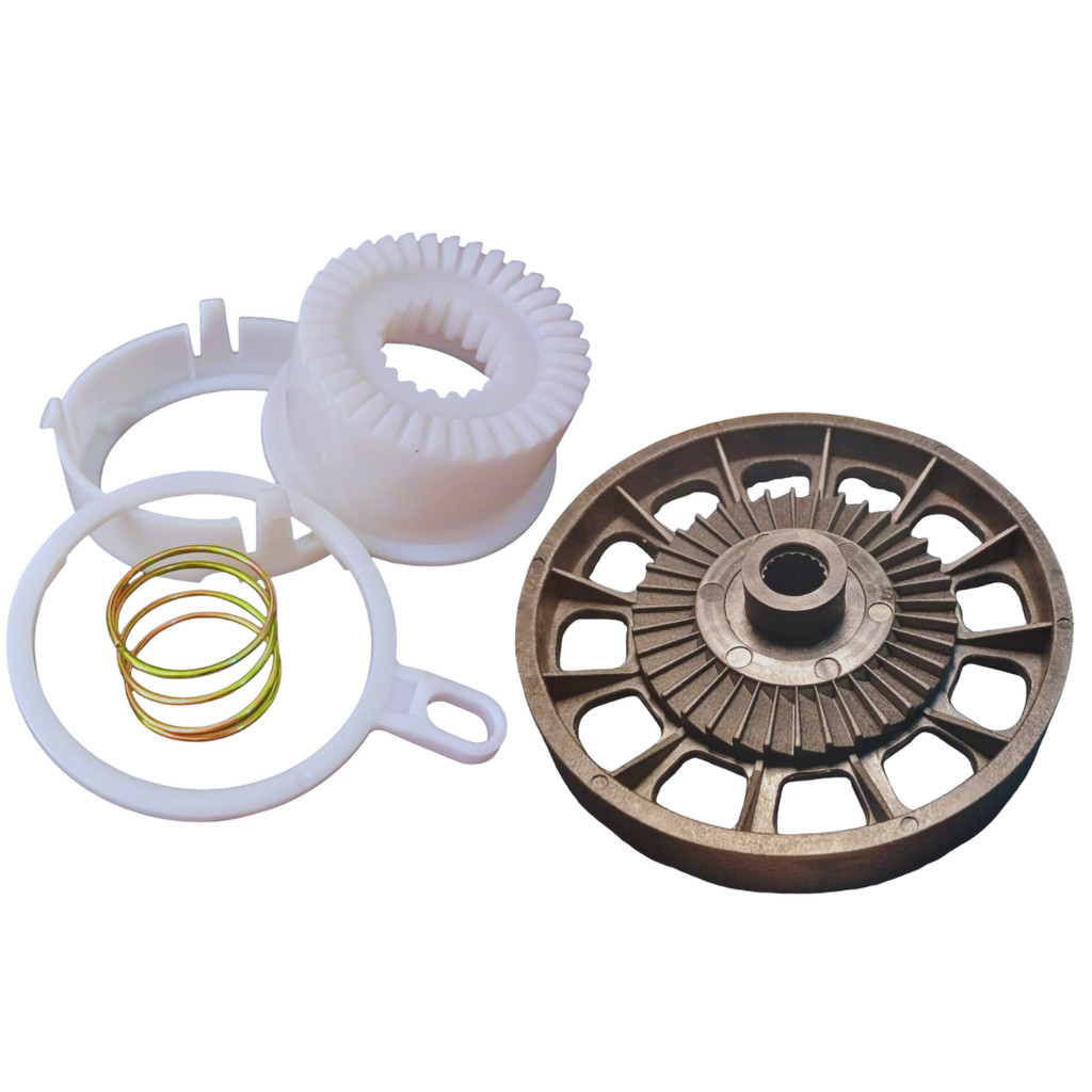 KIT CAME POLIA LISA POLI V COMPATÍVEL COM LAVADORA BRASTEMP CONSUL CWH14A BWG12A 9KG A 16KG