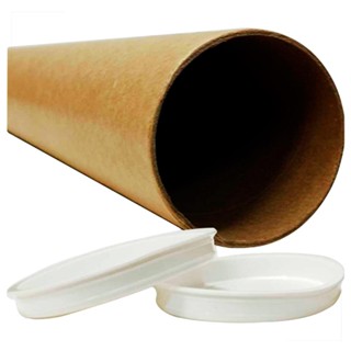 Tubo Postal de Papelão 100x6 cm com Tampa em Oferta na Shopee