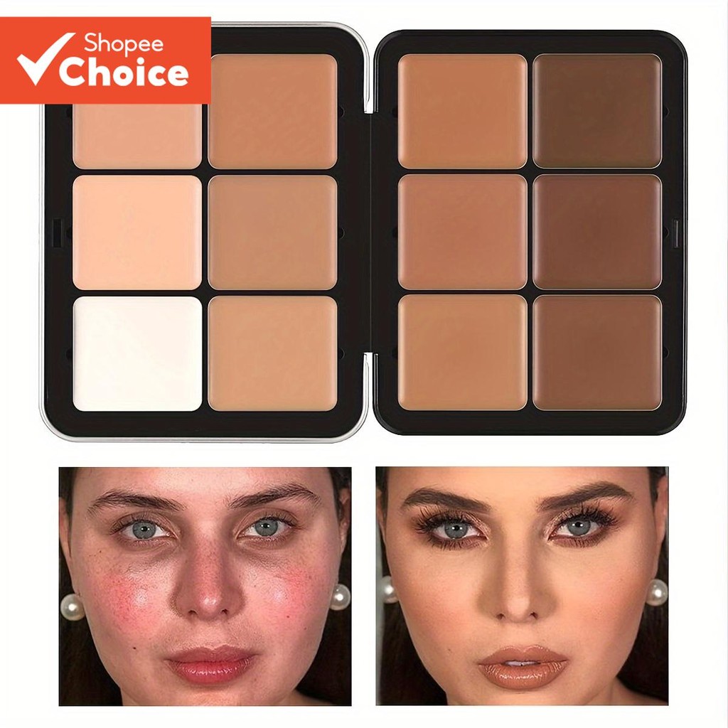 12 Cores Corretivo Facial Corretivo Corretivo Destaque Maquiagem Creme Paleta de Maquiagem Corretivo