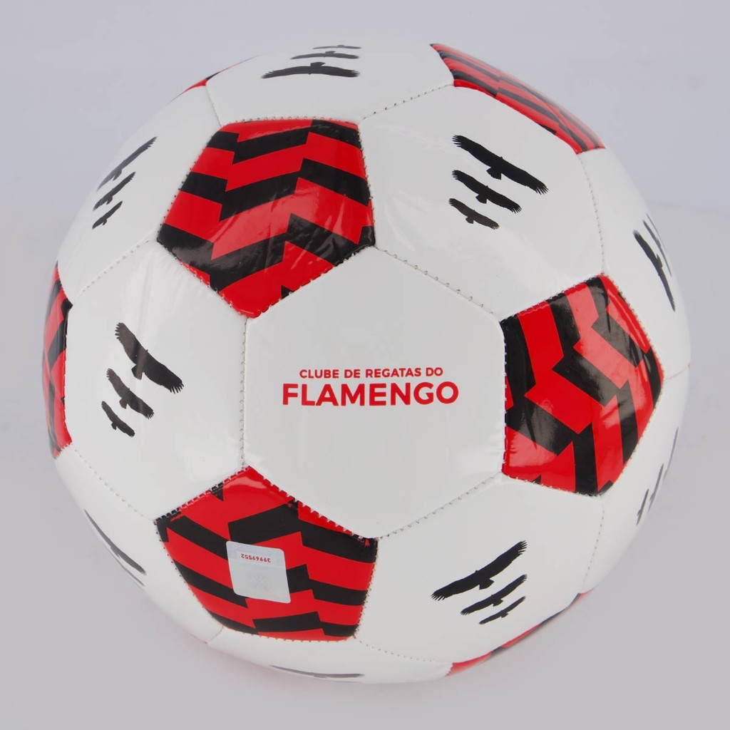Bola Flamengo Campo Urubu Branca e Vermelha em Oferta na Shopee