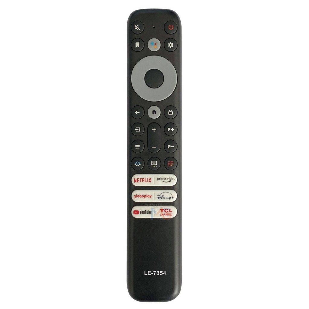Controle Remoto para TV Compatível TCL Smart 4K RC902V Netflix Youtube - Modelos P72 C72 X925 C82