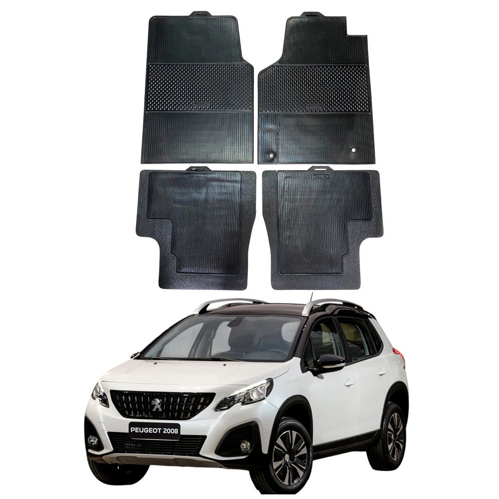 Tapete Peugeot 2008 2015-2025 Stratus 100% Borracha Borcol