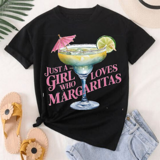Camiseta Premium em Algodão PuroSISI Básica Unissex  Estampa Margarita Girl 100% algodão cropped estampado
