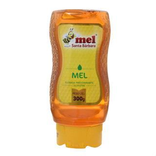 Mel Puro 300g Bisnaga – Mel Santa Bárbara | Florada Silvestre  | Tampa Corta-Gotas em Oferta na Shopee