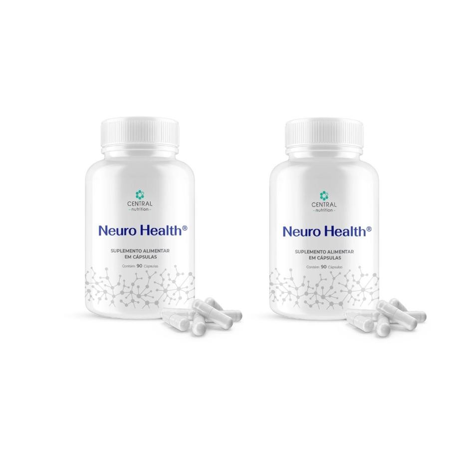 Kit com 2 Neuro Health 90 Cápsulas - Central Nutrition