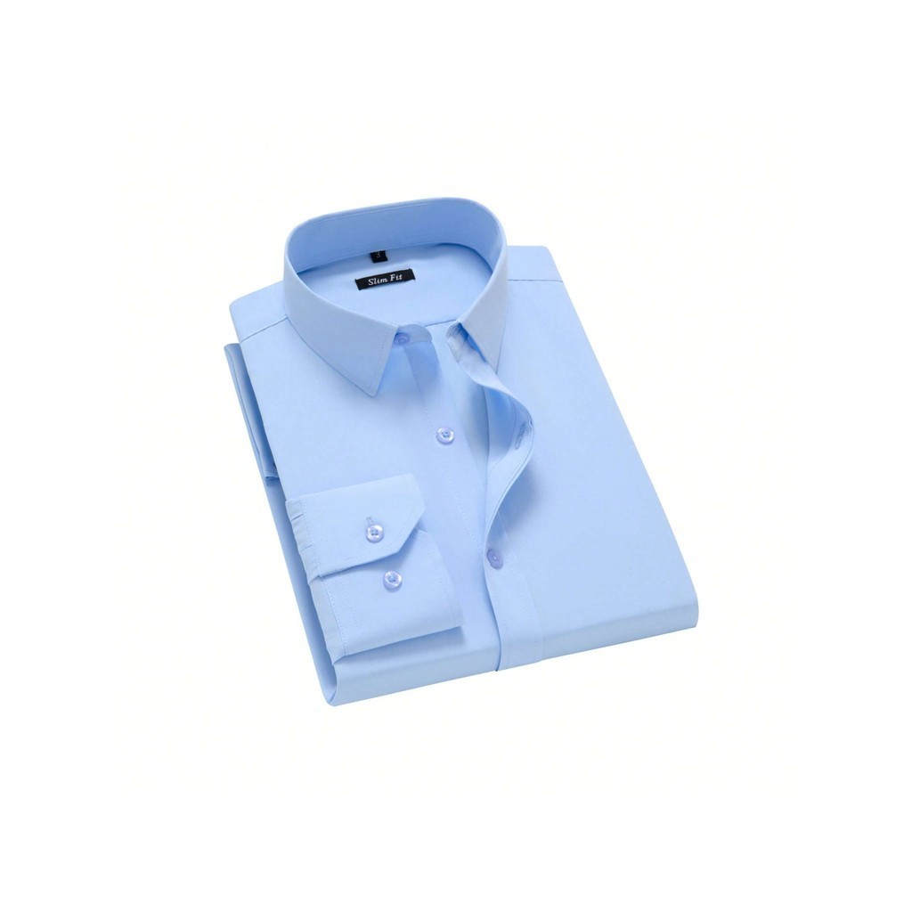 Camisa Social Masculina Manga Comprida  De Boa Qualidade Slim Fit Microelasticidade