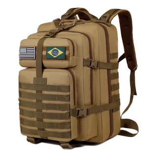 Mochila Tática Camping Militar 50 Litros Resistente A Água W03 Bosco.Loja