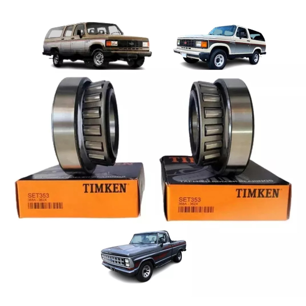 Kit 2 Rolamento Satelite Diferencial F1000 4x2 4x4 Bonanza
