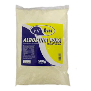 Albumina Pura 1kg ( 2 Und De 500g ) 100% Natural em Oferta na Shopee