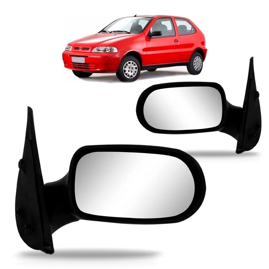 Par Retrovisor Palio Fire 2 Portas 2001 A 2003 Sem Controle em Oferta na Shopee
