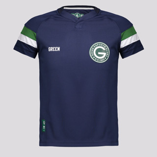 Camisa Gr33n Goiás Comissão 2024 Infantil Marinho em Oferta na Shopee