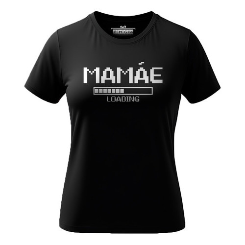 Camiseta Camisa Mamãe Loading Mãe Carregando Em Breve