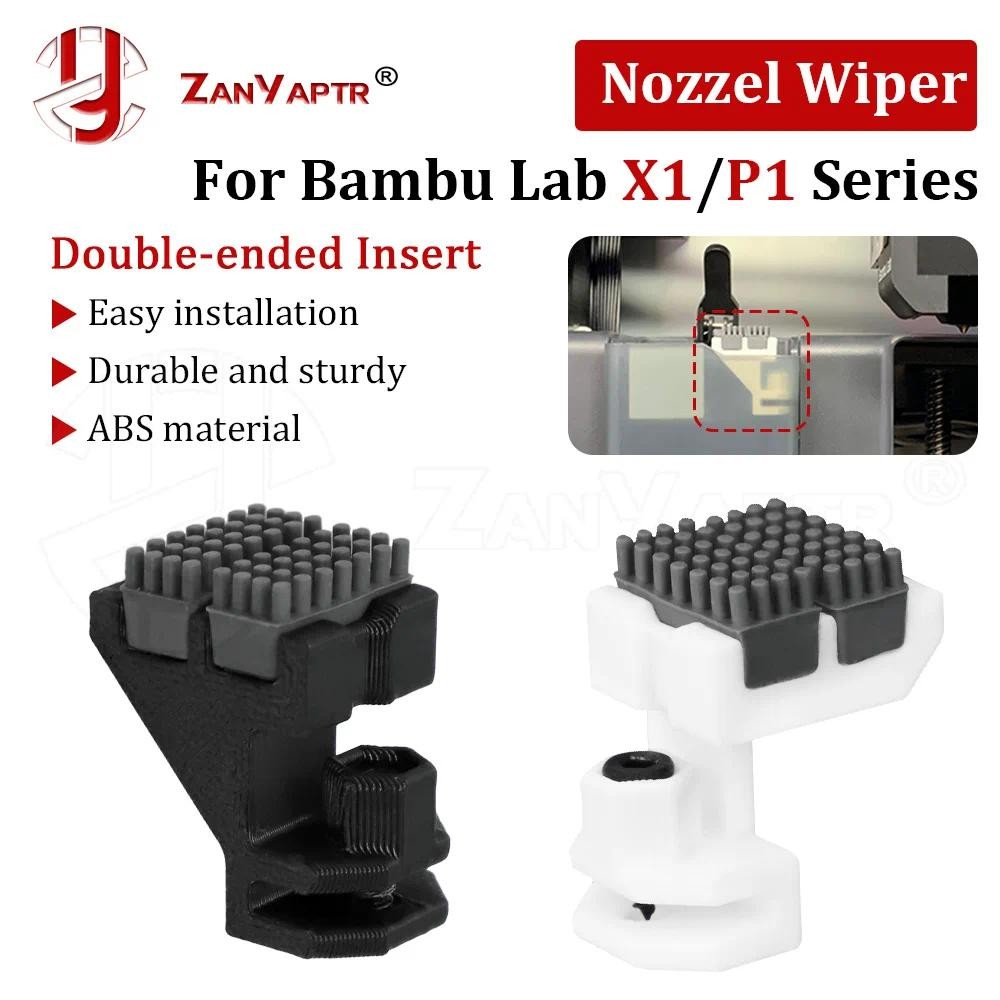 Para bambu lab Série P1/X1 ABS Bocal Escova Peças De Limpeza Fazer Cabeça Impressão Mais Limpo Impressora 3D P1 P1S P1P