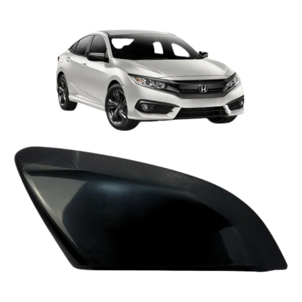 Capa Retrovisor Civic 2017 a 2021 S/Pisca Black Piano LD