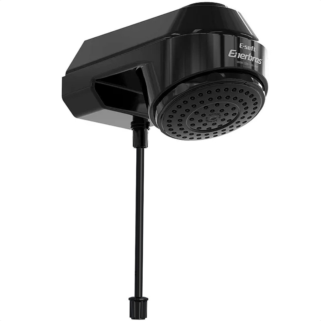 Chuveiro Ducha Eletrônica Preto / Branco E-soft 220v 7500w Enerbras