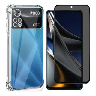 Capa Case Capinha Anti Impacto Compatível Com Poco X4 X4 Pro 5G + Película 3D Privacidade em Oferta na Shopee