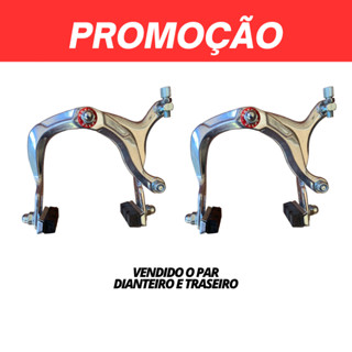 Freio Ferradura Garrinha de Alumínio Side Pull Wheeling o par em Oferta na Shopee