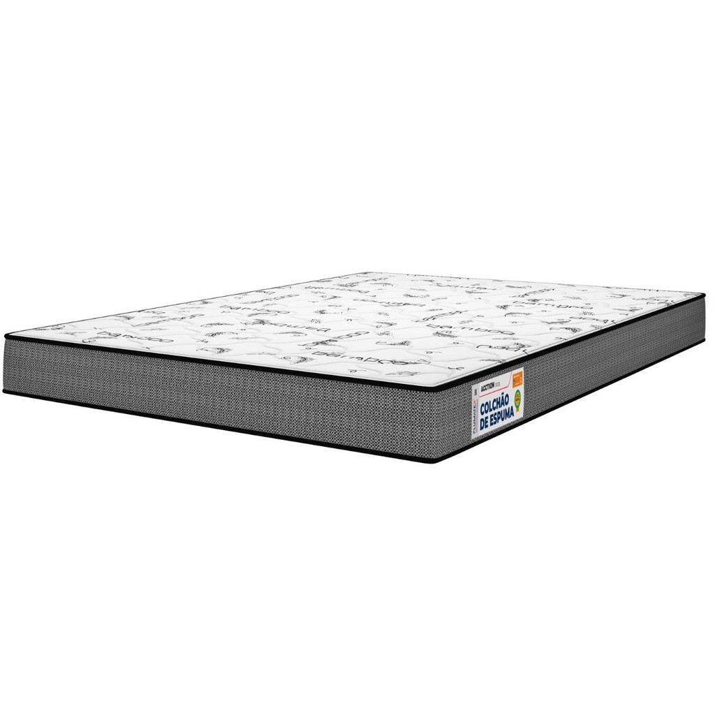 Colchão Casal Acction D33 138x188x17 Plumatex em Oferta na Shopee